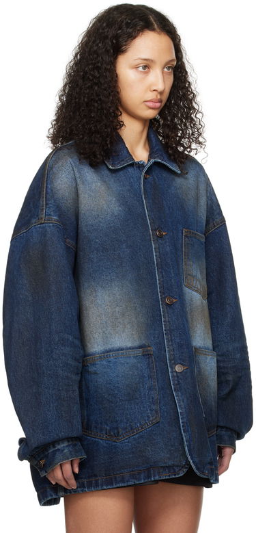 Яке We11done We11done Smudged Denim Jacket Синьо | WD-DJ0-24-319-U-BL, 1