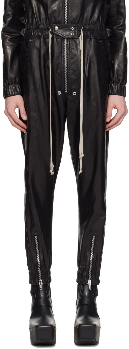 Комбинезон Rick Owens Rick Owens Luxor Leather Jumpsuit Черно | RU01D3564 LSU, 0