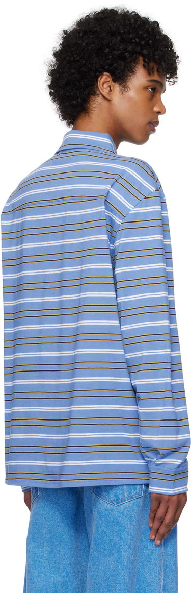 Поло тениска Marni Long Sleeved Striped Polo Многоцветен | POMU0042S0 UTC452, 2