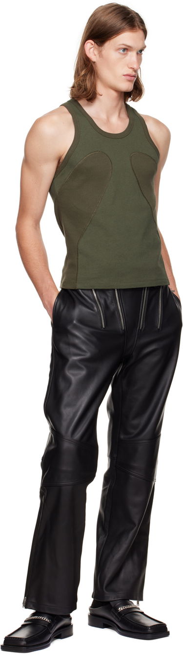 Потник Dion Lee Ribbed Tank Top Зелено | C3064P22, 3