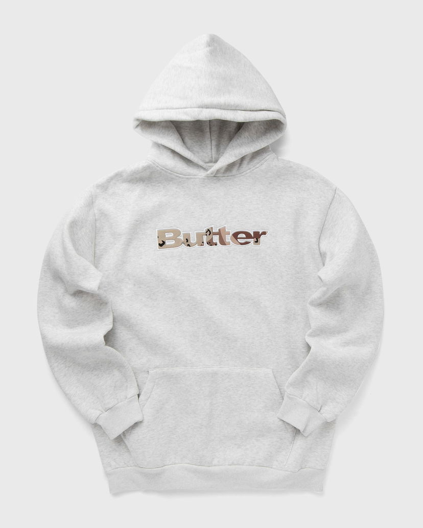 Суитчър Butter Goods Logo Camo Applique Pullover Hood Сиво | P18276