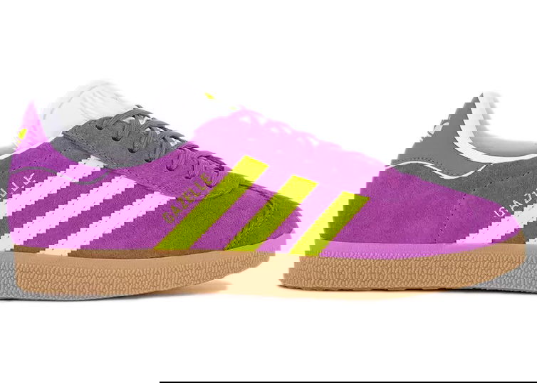 Кецове и обувки adidas Originals Gazelle Purple Burst Solar Yellow W Лилаво | JI1373, 0