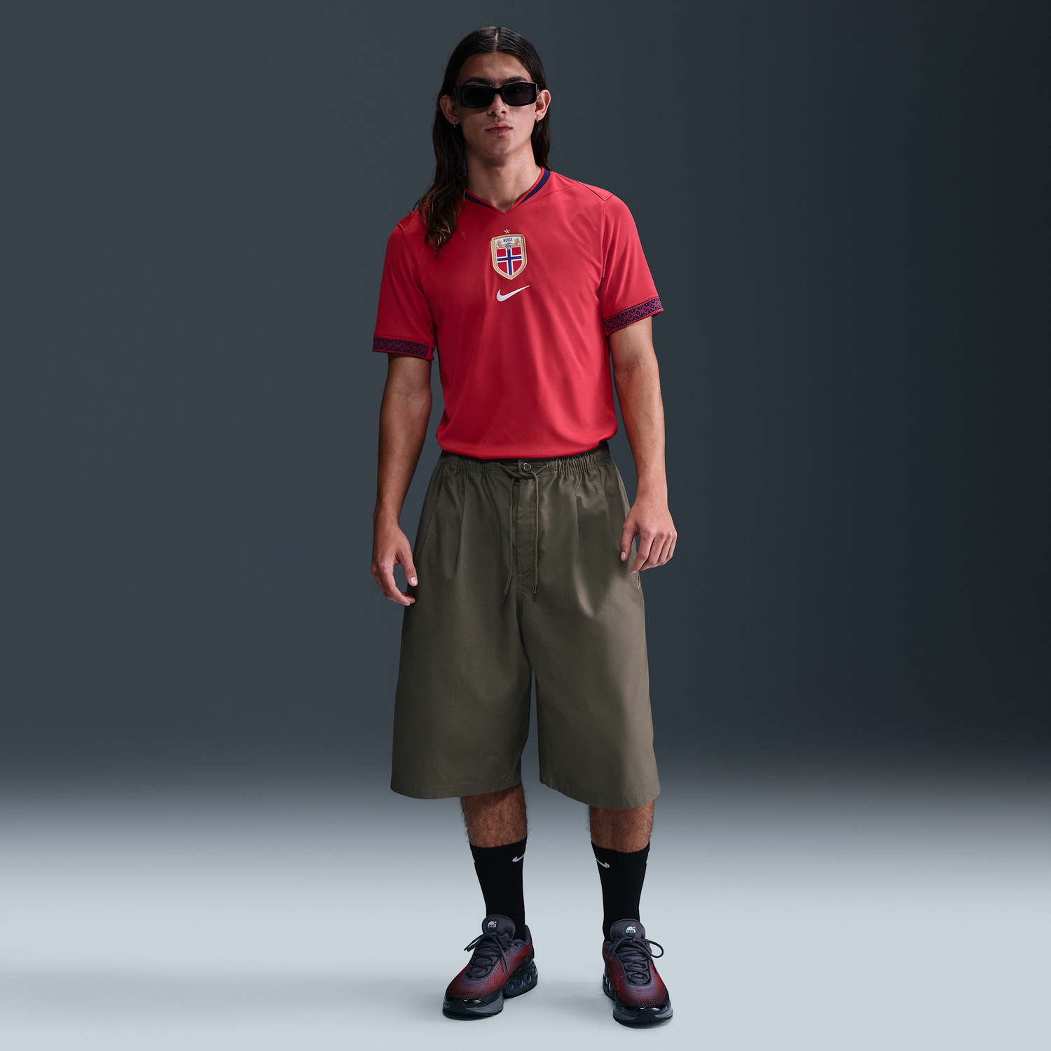 Фланелка Nike Norway Stadium 2025 Replica Dri-FIT Soccer Jersey Червено | FZ9016-657, 1