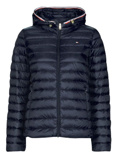 CHEVRON SORONA TEDDY LINED MAXI PUFFER JACKET