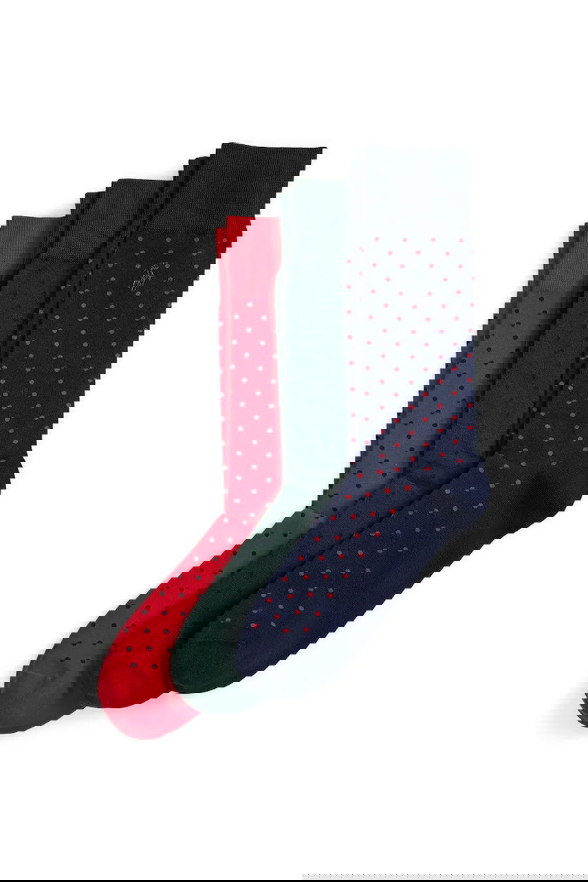 Чорапи Polo by Ralph Lauren 3 Pack Dotted Socks Многоцветен | 449958852, 1