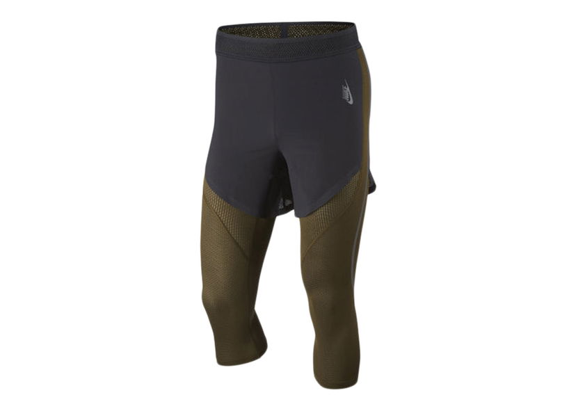 Клинове Nike Lab Essentials Flex Pro Training Leggings Black/Dark Loden Черно | 898310-010