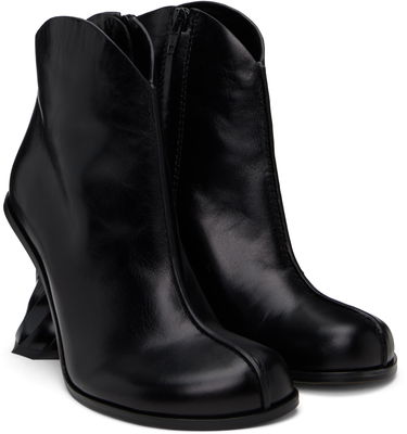 Облекло JW Anderson JW Anderson Twisted Heel Ankle Boots Черно | ANW43211A, 3