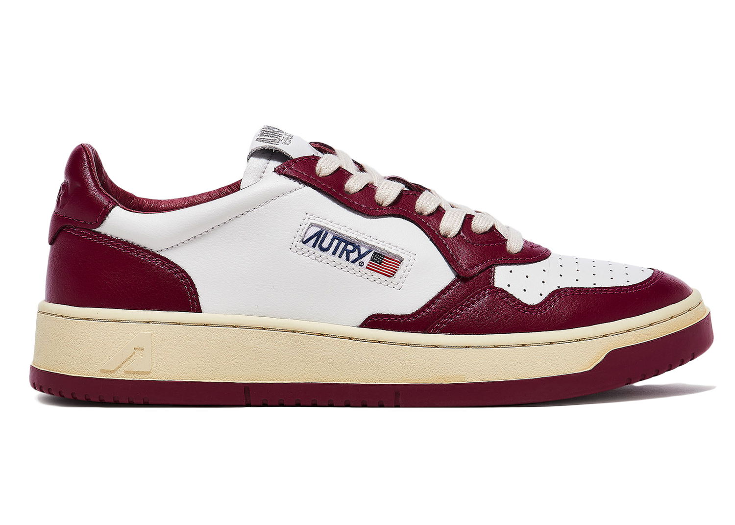 Кецове и обувки Autry Medalist Leather Low Бургунди | AULM-WB13, 0
