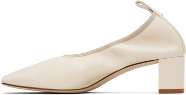 Грижа за обувките Aeyde Aeyde Narissa Ruched Block Heels Бяло | A11-PU0600001002-225, 2