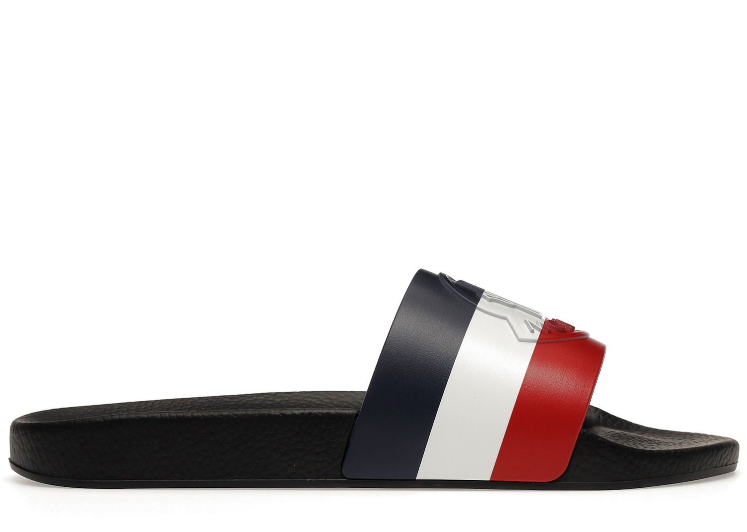 Кецове и обувки Moncler Basile Pool Slides Black Tricolour Черно | 4C700 0001A49998, 0