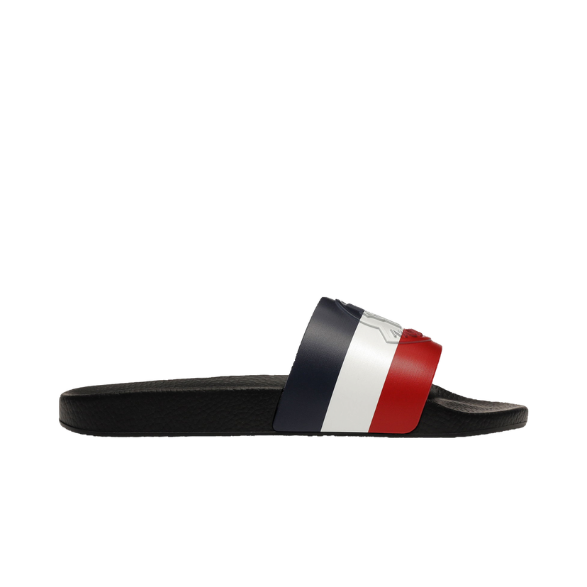 Кецове и обувки Moncler Basile Pool Slides Black Tricolour Черно | 4C700 0001A49998
