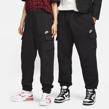 Спортни панталони Nike Sportswear Club Fleece Oversized Cargo Tracksuit Bottoms Черно | DQ5196-010, 0