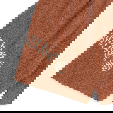 Къси панталони Pleasures Mars Sherpa Shorts Кафяво | P23SP043-BROWN, 3