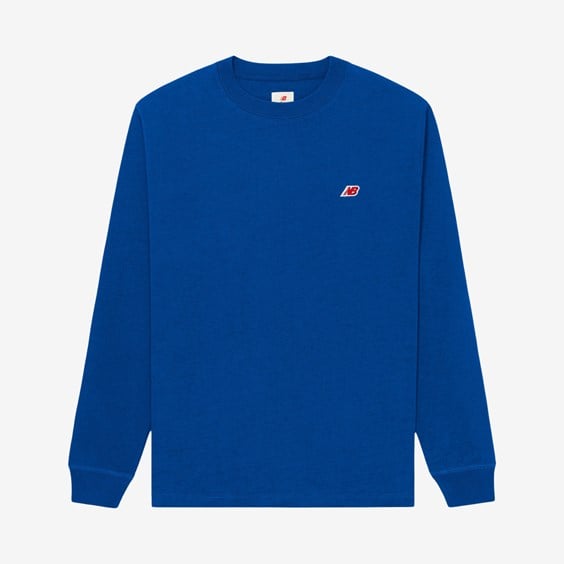 Пуловер New Balance Made In Usa Core T-shirt Синьо | MT21542TRY, 0