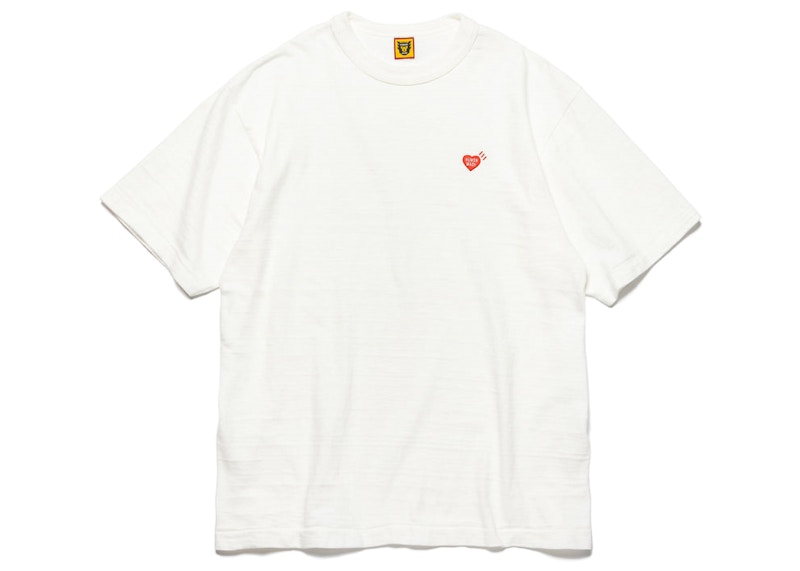 Тениска Human Made Badge Heart Logo Graphic T-Shirt Бяло | HM24CS047