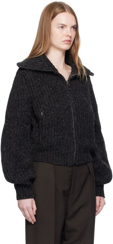 Пуловер LEMAIRE LEMAIRE Zipped Knit Cardigan Сиво | OW1186 LK1029, 1