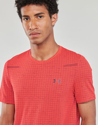 Тениска Under Armour Seamless Grid Tee Червено | 1376921-628, 4