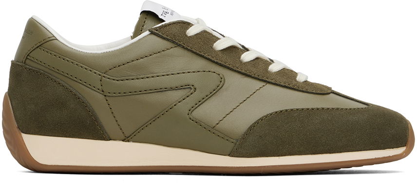 Кецове и обувки rag & bone Slim Retro Runner Зелено | WFF24FF028LE28, 0