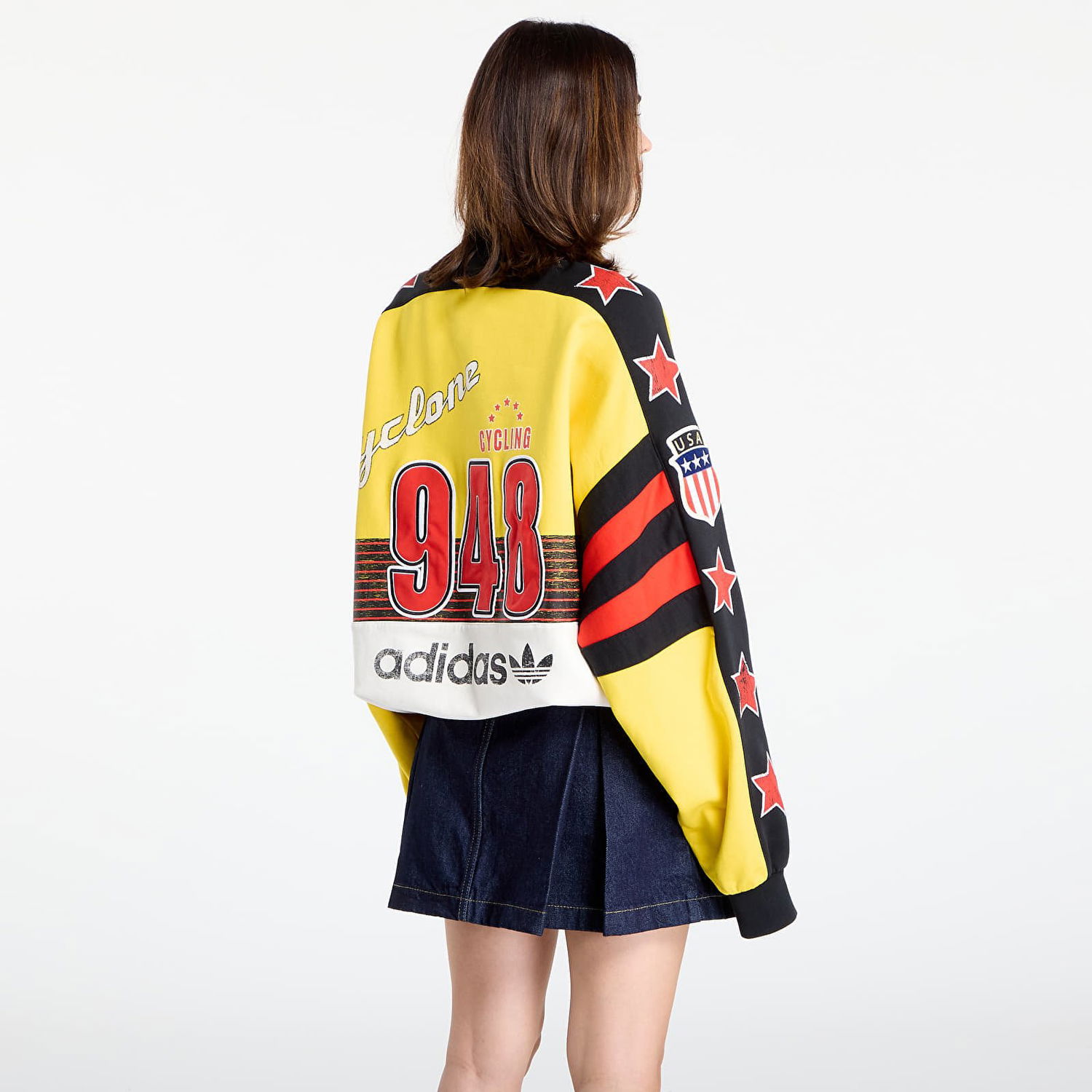 Суитчър adidas Originals Archive Cycling Sweatshirt Жълто | JW0147, 1