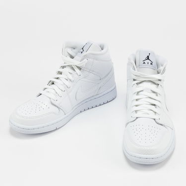Кецове и обувки Jordan Jordan WMNS 1 Mid Бяло | BQ6472-110, 2