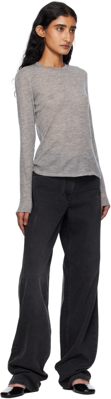Пуловер The Row The Row Iverness Long Sleeve Sweater Сиво | 5590-K52, 3
