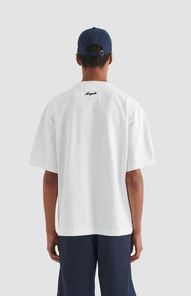Тениска AXEL ARIGATO Series Distressed T-Shirt Сиво | A2199003, 3