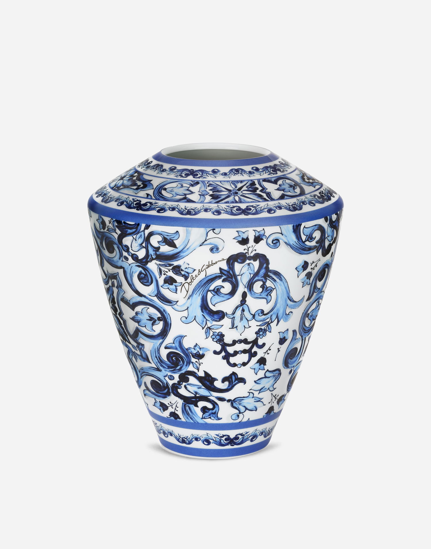 Домашен декор Dolce & Gabbana Dolce & Gabbana Large Amphora Porcelain Vase Многоцветен | TCC198TCAMZUB011, 1