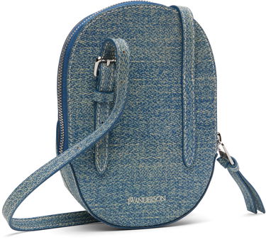 Чанта през рамо JW Anderson JW Anderson Medium Cap Leather Crossbody Bag Синьо | HB0230-LA0362, 2