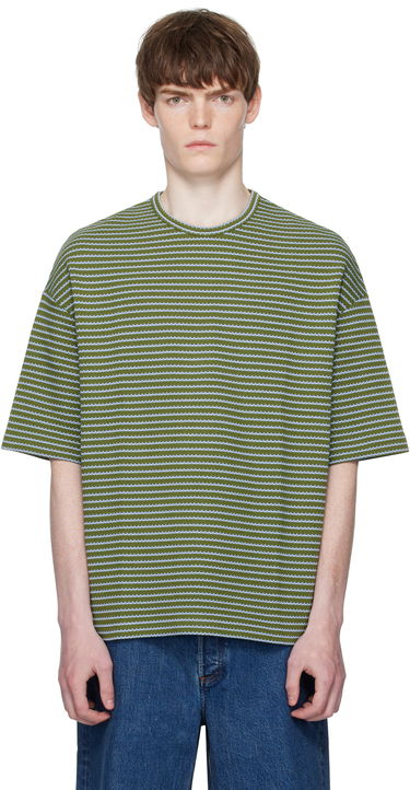 Тениска A.P.C. A.P.C. Bahia Striped T-Shirt Зелено | COHJD-H26231, 0