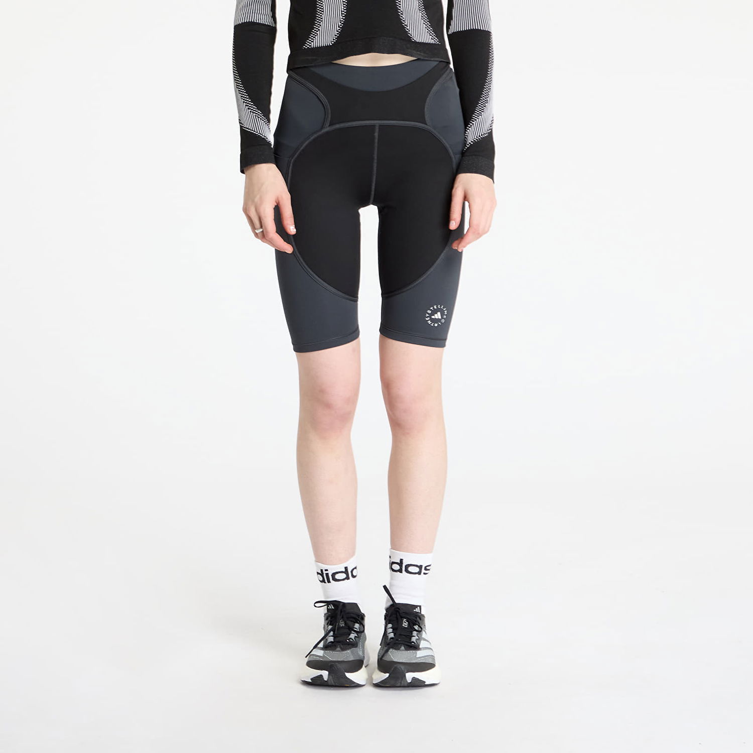Къси панталони adidas Performance Stella McCartney Two-Tone Bike Leggings Черно | JM0304, 0