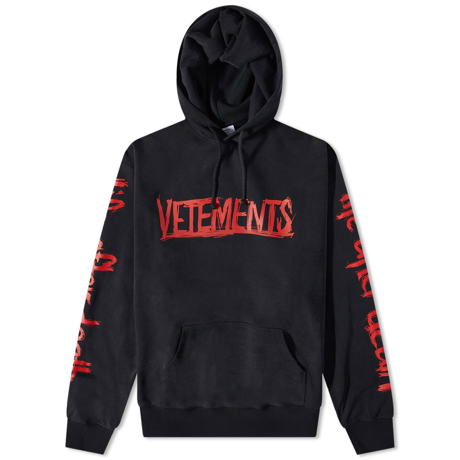 Суитчър VETEMENTS World Tour Logo Hoodie Black Черно | UE54HD600B, 0