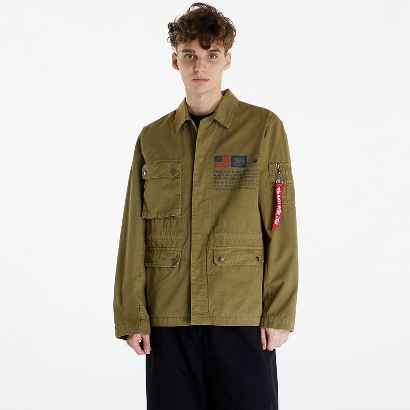 Ветровка Alpha Industries Field Jacket LWC Olive Зелено | 136115 11