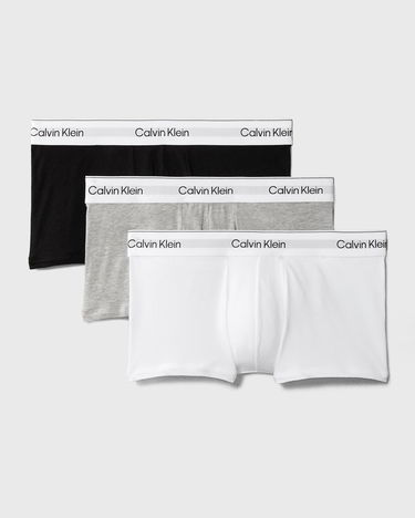 Боксерки CALVIN KLEIN Calvin Klein Low Rise Trunk Underwear 3-Pack Сиво | LV00NB4389MP1, 2