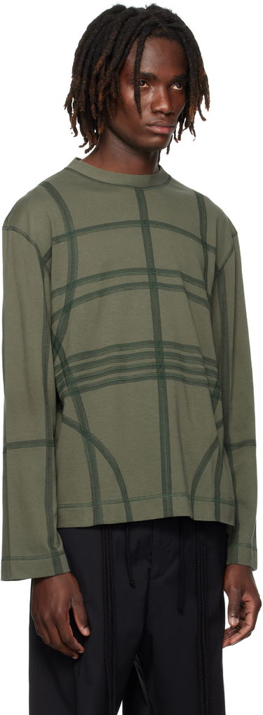 Тениска Craig Green Craig Green Flatlock Long Sleeve T-Shirt Зелено | CGAW25CJETLS11, 1