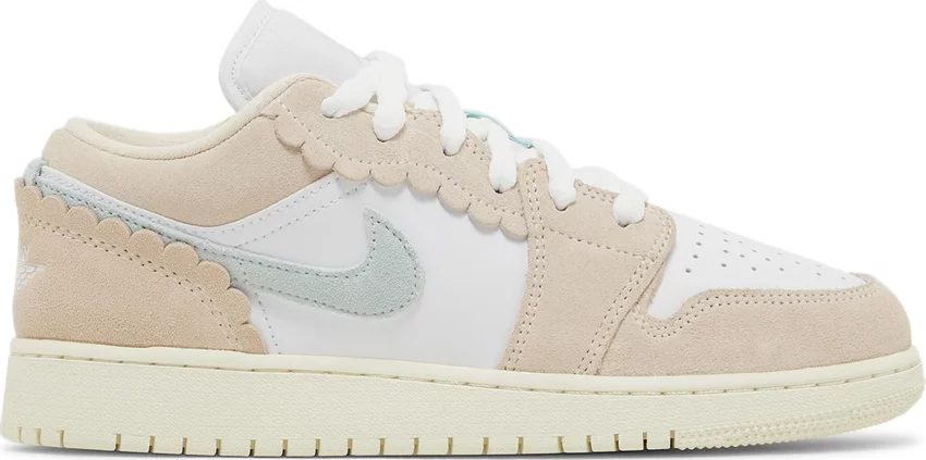 Кецове и обувки Jordan Jordan 1 Low Crimp Suede Бежово | DZ5356-800, 0