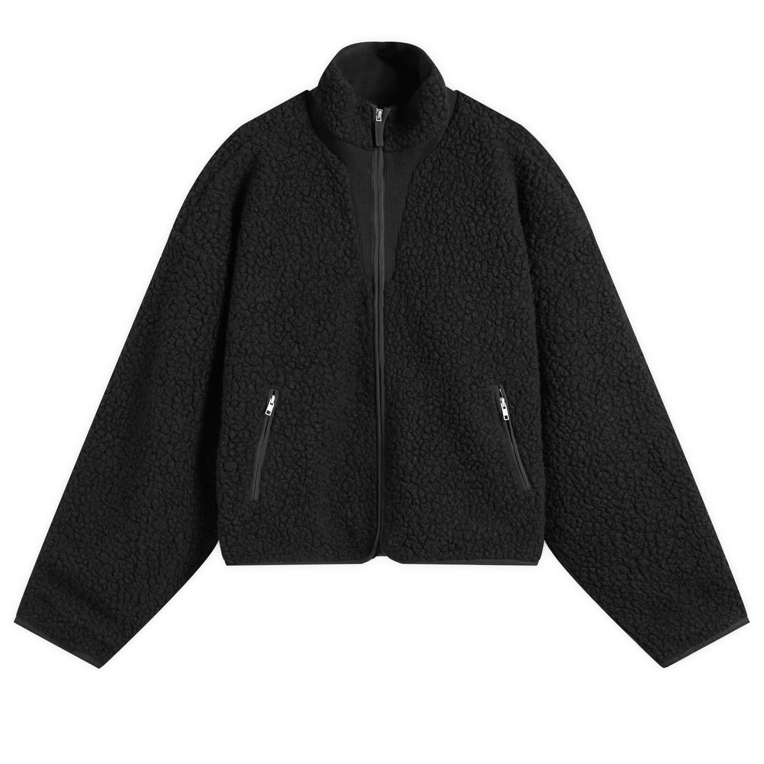 Яке Entire Studios Fleece Jacket, Size Large Черно | ESU-W25-1045-BL, 0