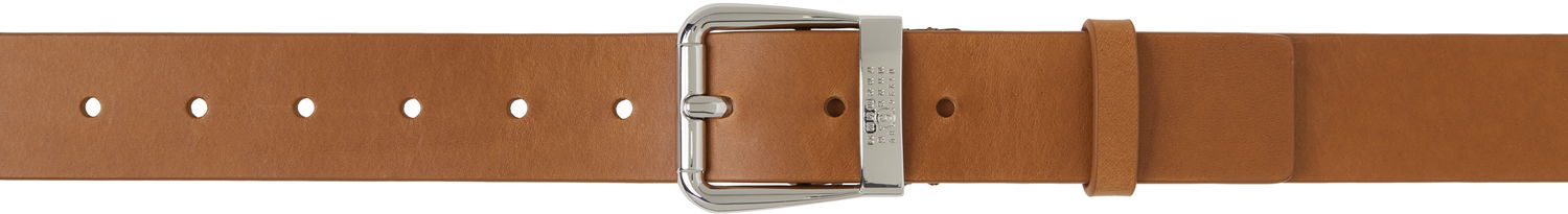 Колани Maison Margiela MM6 Maison Margiela Vegetable Leather Belt Кафяво | SA6TP0022 P8328, 0