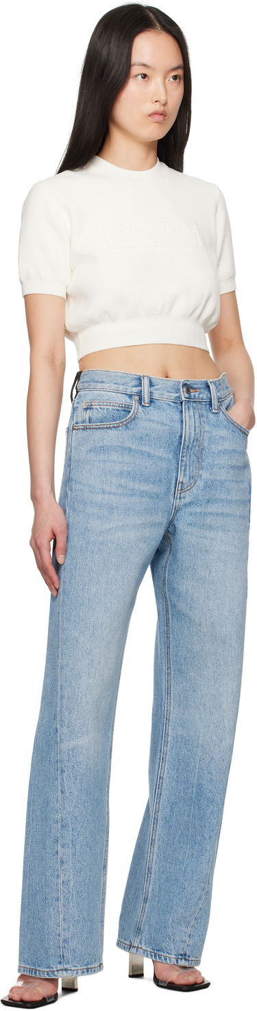 Дънки Alexander Wang Alexander Wang Logo Balloon Jeans Синьо | 4DC2254767, 3