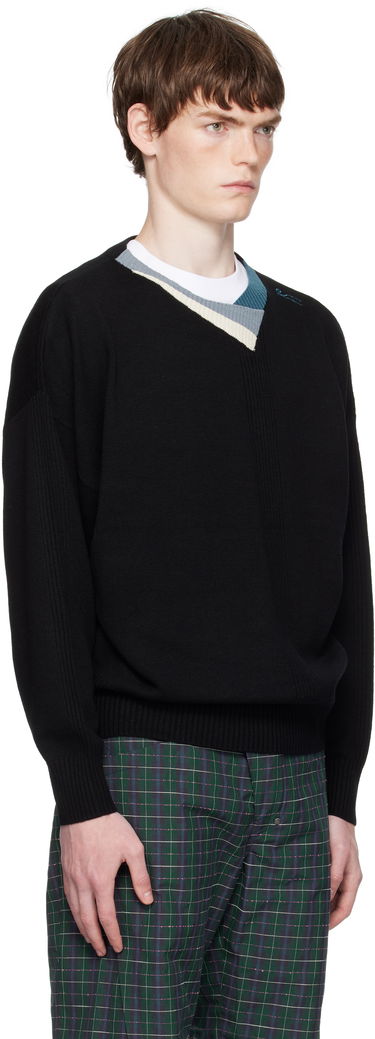 Пуловер KIKO KOSTADINOV Kiko Kostadinov Vig Multi Collar Sweater Черно | KKAW25KN04-98, 1