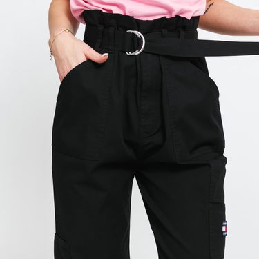 Карго панталони Tommy Hilfiger Paperbag Cargo Pant Черно | DW0DW09741 BDS, 2