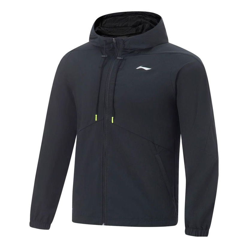 Ветровка Li-Ning Fitness Series Hooded Jacket Черно | AFDT411-1