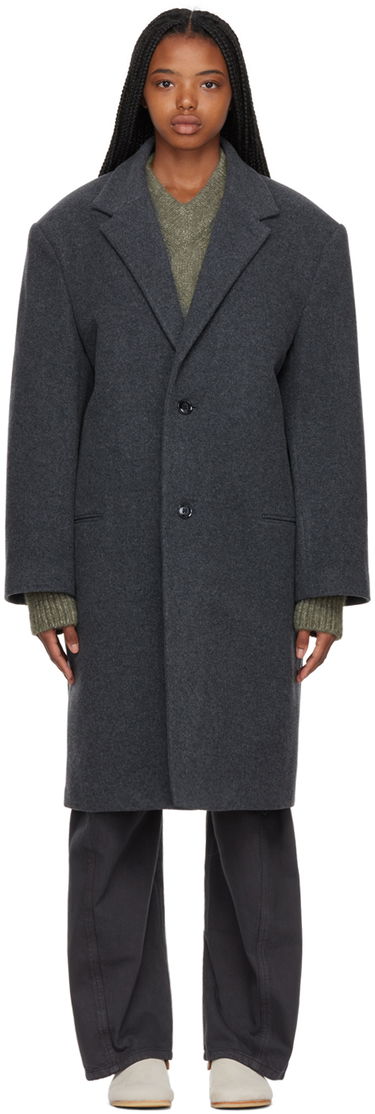 Палта LEMAIRE Lemaire Chesterfield Coat Сиво | CO185 LF852, 0