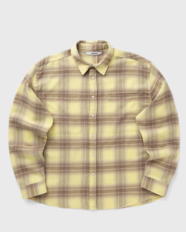 Риза Edmmond Studios PUZZLE Long-sleeve Flannel Plaid Shirt with Chest Pockets Многоцветен | 325-10-19150, 1