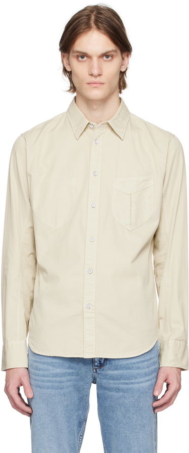 Риза rag & bone Rag & Bone Arrow Shirt Бежово | MBW23SA381TGML, 0