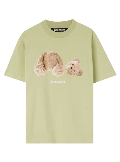 Тениска Palm Angels PA Bear Classic Tee Зелено | PMAA001F22JER0055160