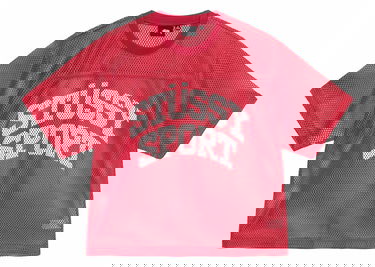 Фланелка Stüssy Stussy Sport Mesh T-Shirt Сиво | 1140346, 1