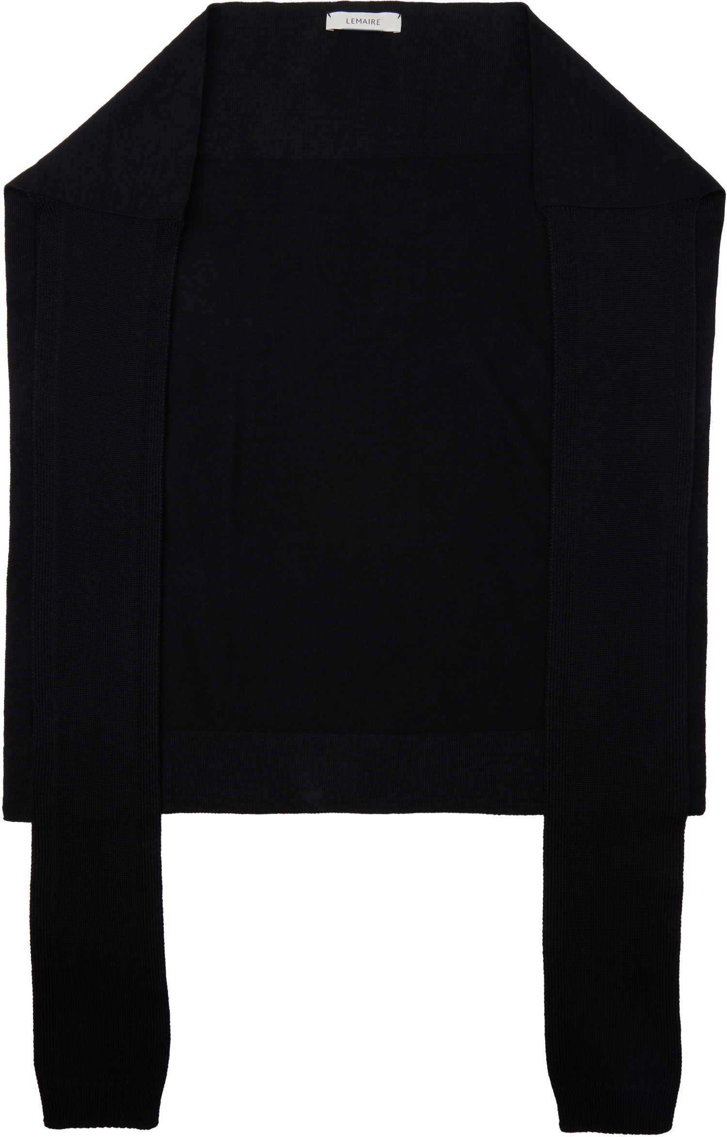 Шал LEMAIRE Lemaire Trompe L'oeil Shrug Черно | AC1207 LK087, 0