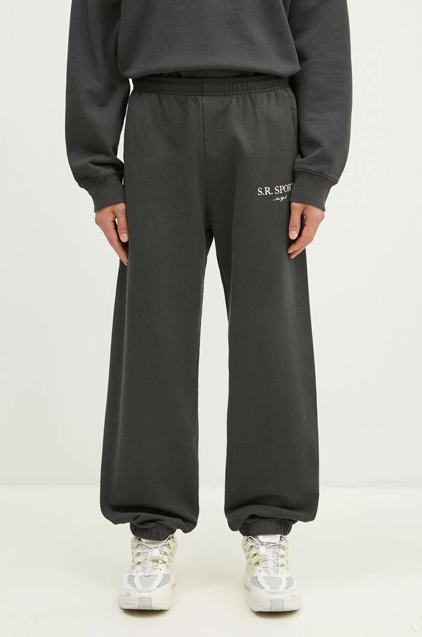 Спортни панталони Sporty & Rich Sporty & Rich S.R. Sport Sweatpants Черно | PA036512304BA02, 0