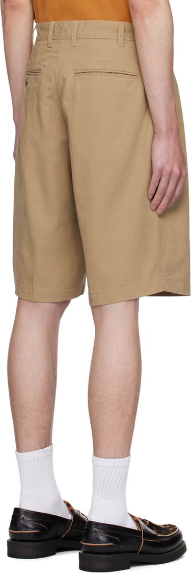 Къси панталони BEAMS Beams Plus 2 Pleats Shorts Бежово | 3825-0067-874, 2