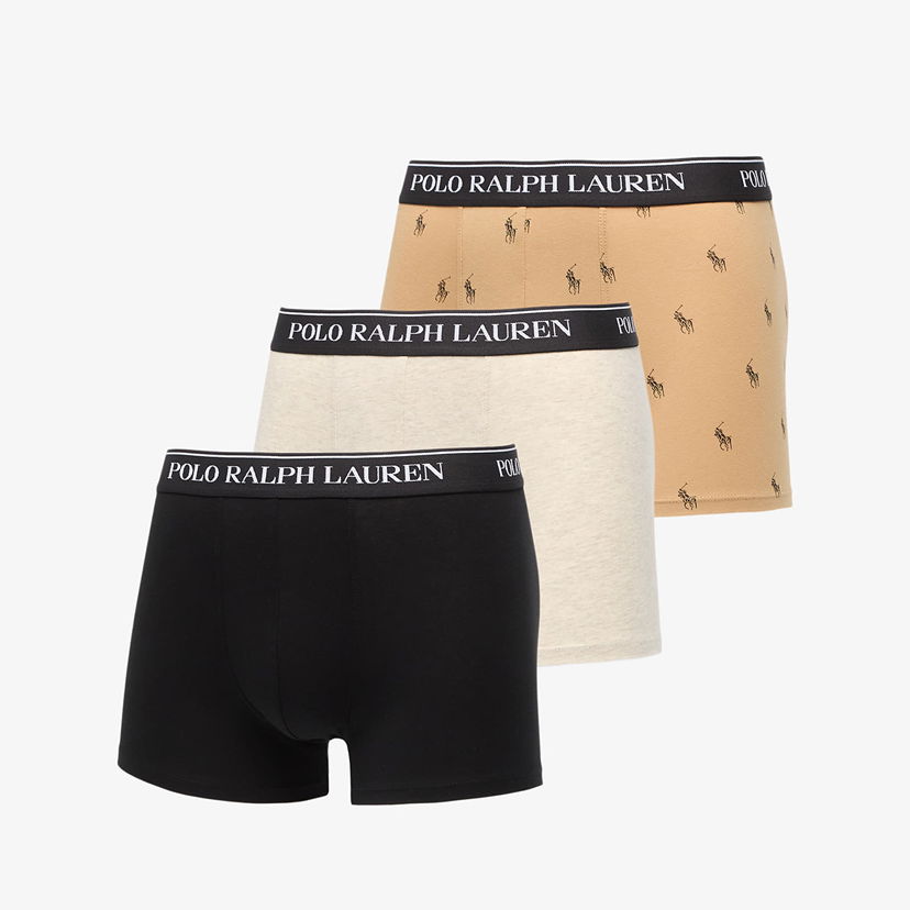 Боксерки Polo by Ralph Lauren Polo Ralph Lauren Classic Stretch Cotton Trunk - 3 Pack Черно | 714830299171